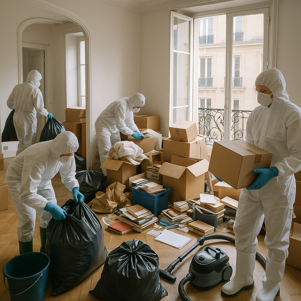 Nettoyage de logements insalubres et syndrome de Diogène